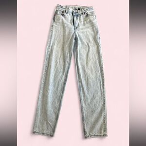 American Eagle Outfitters Light Blue Straight Leg Jeans